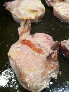 Pork Chops in Mushroom Tomato Sauce 
