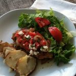 Tilapia Caramelized Onions Tomatoes and Goat Cheese #SundaySupper 