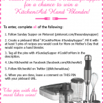 Happy Mother’s Day Pinterest Contest #CookforMom this #SundaySupper 