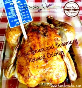 Garlic, Lemon and Rosemary Roasted Chicken
