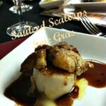 Sauteed Scallops and Seared Foie Gras | #cookwithge