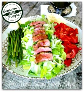 Ahi Tuna Family Style Platter