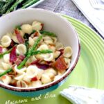 Bacon Asparagus Macaroni and Brie Cheese