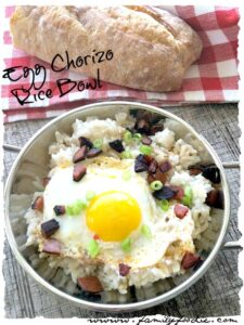 Chorizo Egg Rice Bowl