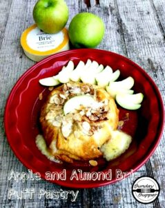 Almond and Apple Brie Puff Pastry