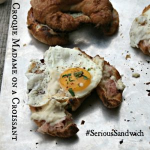 Croque Madame Croissant