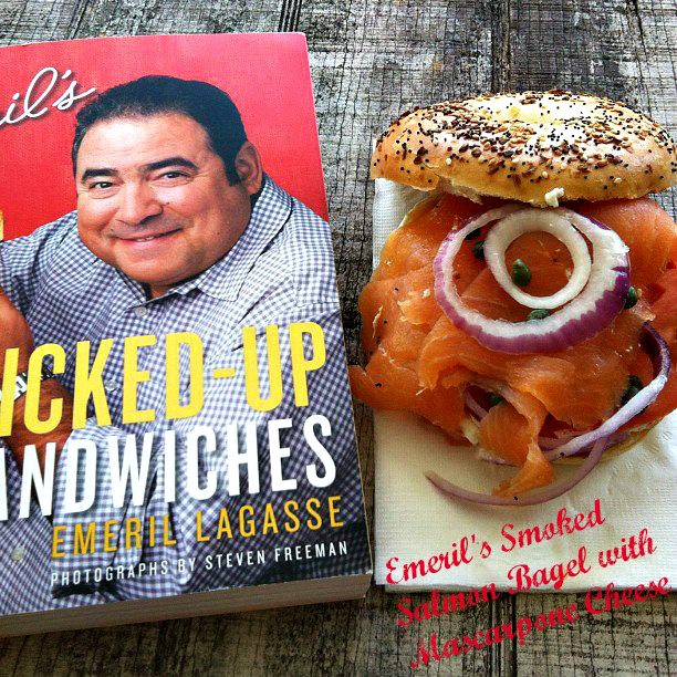 Emeril's Smoked Salmon Bagel with Mascarpone Cheese