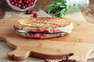 Turkey Cranberry Panini with Goat Cheese