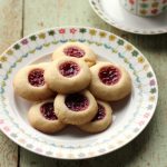 Lemon Raspberry Thumbprint Cookies 