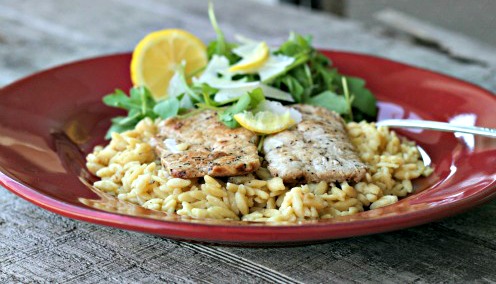 Lemon Pepper Pork and Orzo #SundaySupper 