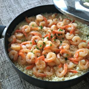 Saucy Shrimp with Rice