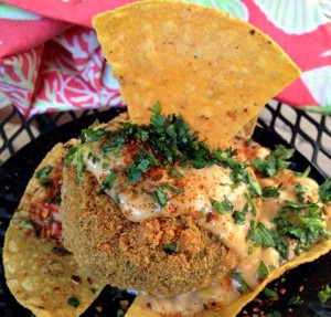 pork and black bean croquette