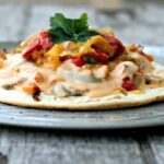Mexican Pizza with Chipotle Orange Sauce #SundaySupper
