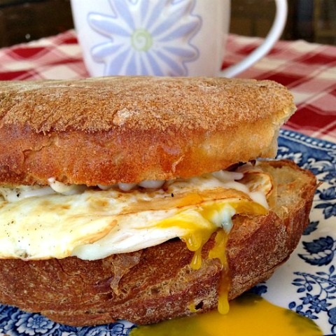 Mother's Day Yummy Breakfast Sandwich 2