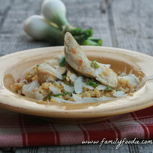 One Pot Chicken Leeks and Orzo 