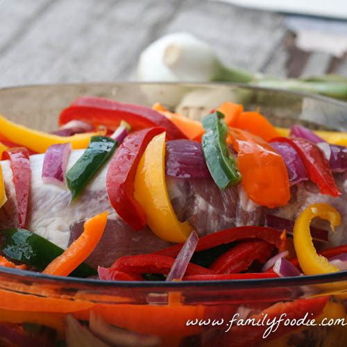 Pork Peppers and Onions 