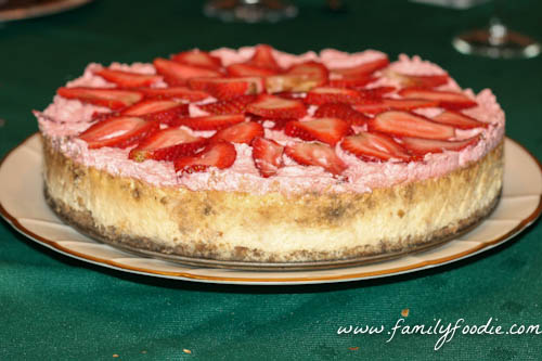 Vo-Vo's famous strawberry cheesecake 