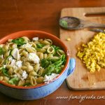 Spinach Chicken Pasta Salad #SundaySupper