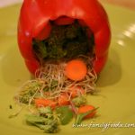 Veggie Stuffed Red Pepper