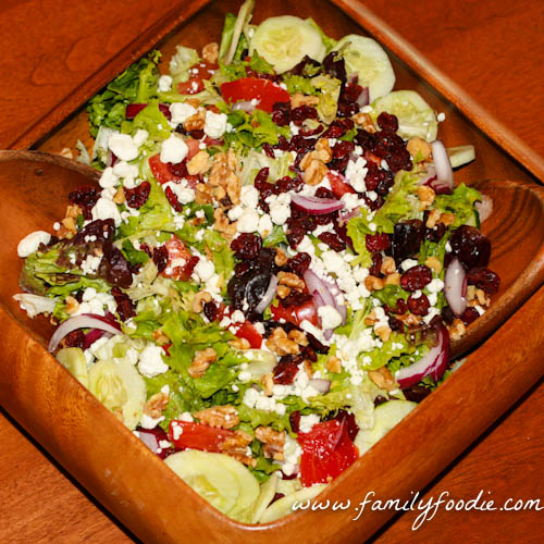 Goat Cheese Craisin Walnut Salad