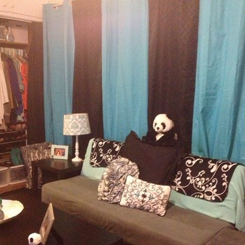 dorm room after