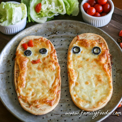 Halloween Ghost Flatbreads
