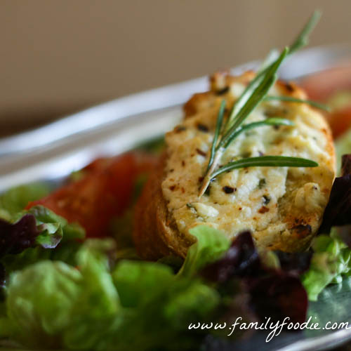 Warm Goat Cheese Salad #cookfromtheheart