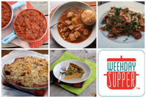 #WeekdaySupper Menu: week of 10.21-10.25 | familyfoodierecipes.com