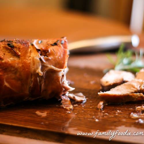 Prosciutto Rosemary Pork Roast #SundaySupper 