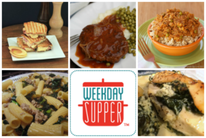 Weekday Supper Menu 12.2-12.6