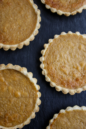 mini Maple Sweet Potato Pie from Mess Makes Food