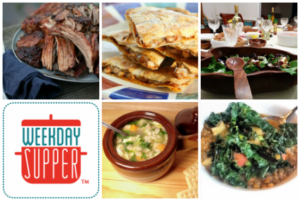 Weekday Supper Menu for the week of December 30 - January 3