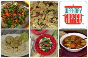 Weekday Supper menu 12.9-12.13