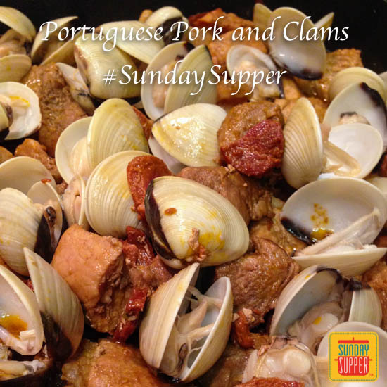 Carne de Porco Alentejana | Portuguese Pork and Clams #SundaySupper