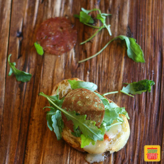 chorizo and manchego toast