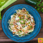 Slow Cooker Buffalo Chicken Chili #SundaySupper