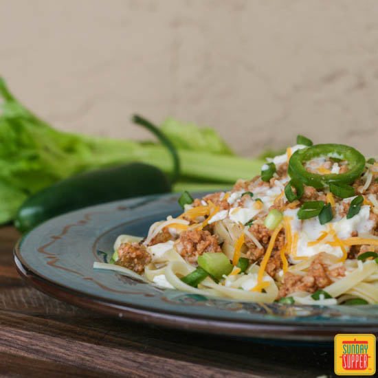 Slow Cooker Buffalo Chicken Chili 