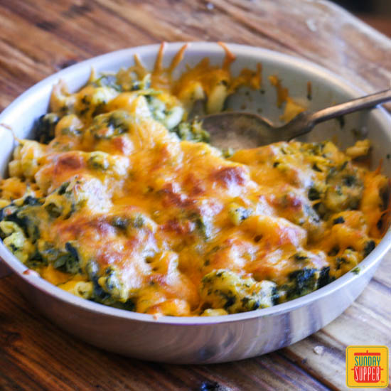 Broccolini Macaroni and Cheese #SundaySupper