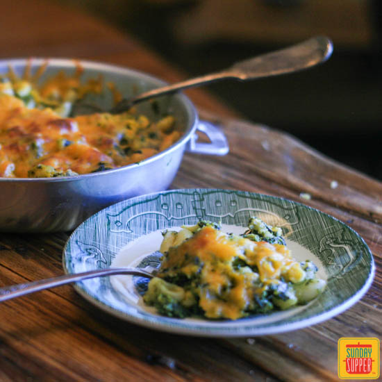 Broccoli Rabe Macaroni and Cheese 