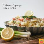 Salmon Asparagus Potato Salad #SundaySupper 