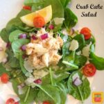 Crab Cake Salad #SundaySupper #ChooseDreams 