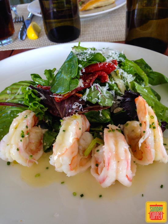 Warm Shrimp and Avocado Salad 
