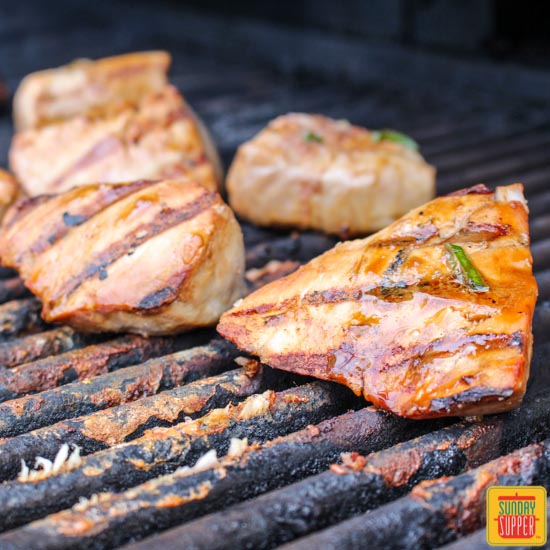Grilled Hawaiian Sea Salt Tuna Nuggets #SundaySupper
