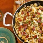 Sausage Mushroom and Bacon Pasta #SundaySupper