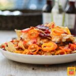 Chicken and Chorizo Nachos #SundaySupper