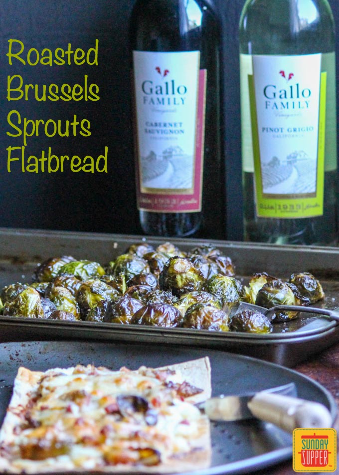 Roasted Brussels Sprouts Flatbread 