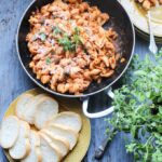 Creamy Sicilian Style Chicken Mushrooms Ham #SundaySupper #McSkilletSauce