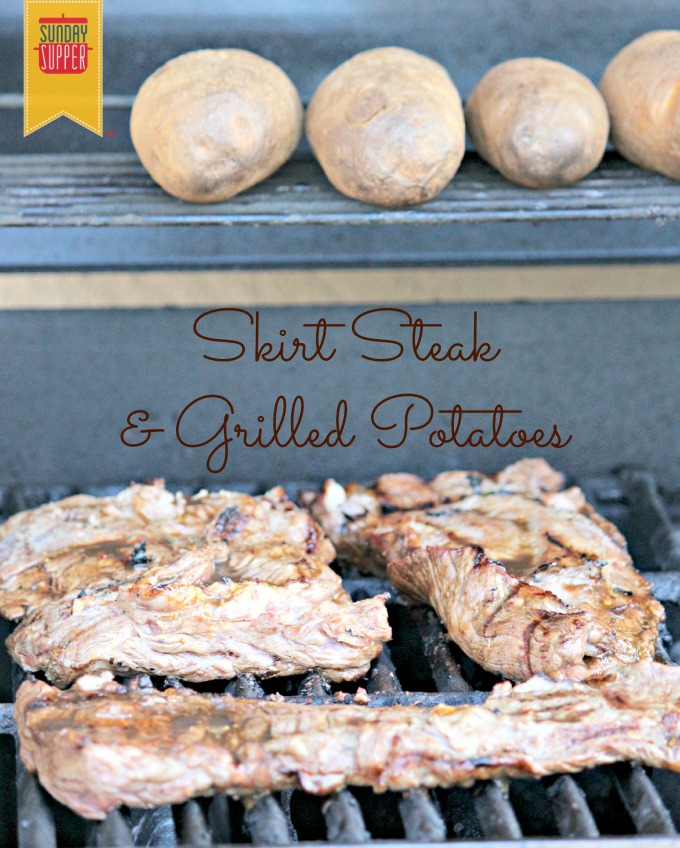Skirt Steak & Grilled Potatoes