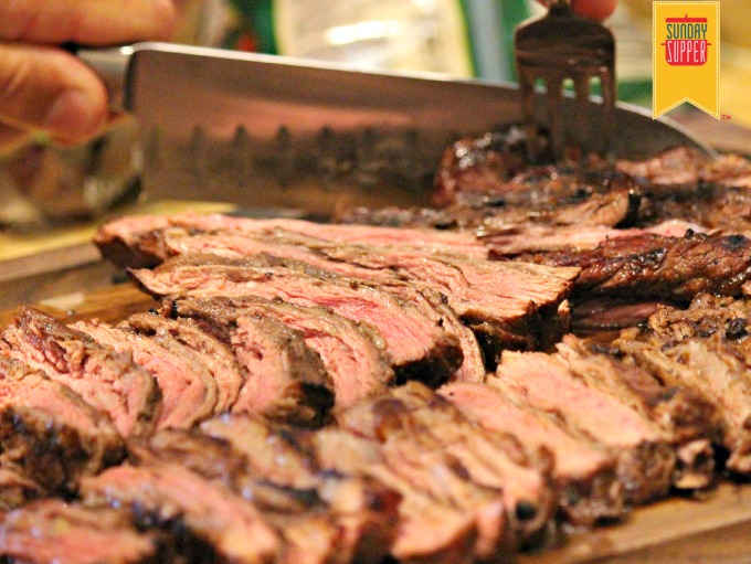 Skirt Steak and Grilled Potatoes #SundaySupper