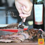 Garlicky Sirloin Steak for a crowd #SundaySupper